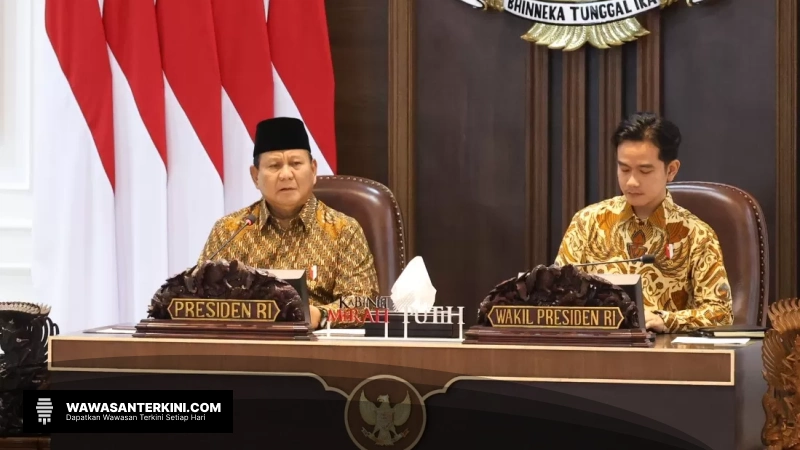 Presiden Prabowo Ajak Kabinet Kerja Tim Satu Irama